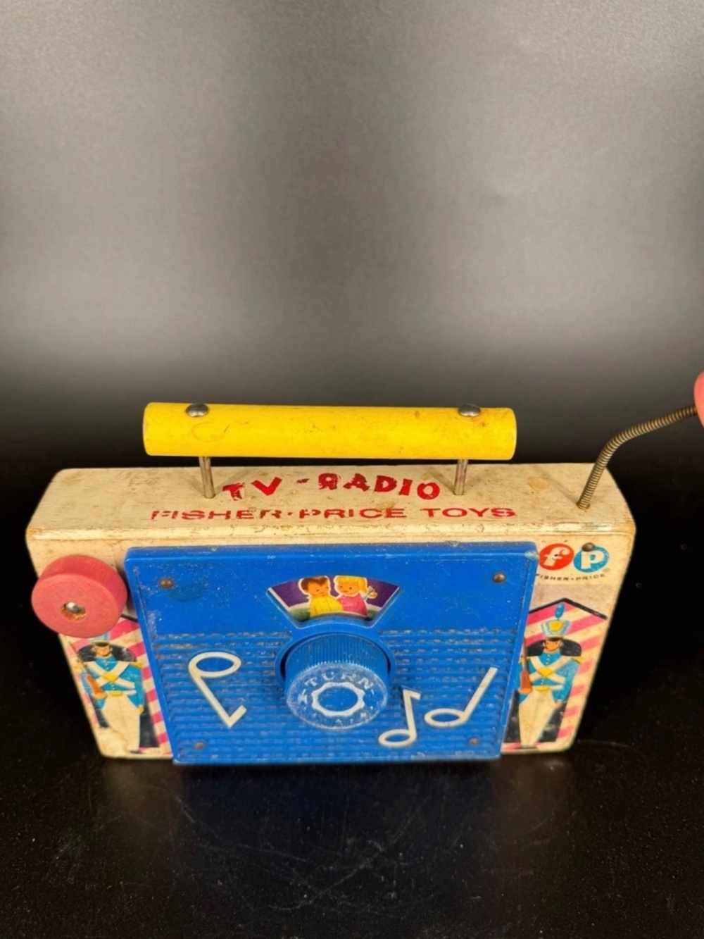 VINTAGE ORIGINAL FISHER PRICE TOYS TV RADIO MUSICAL TOY JACK & JILL